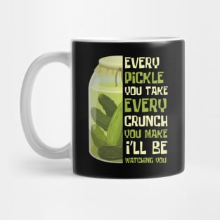 I Love Pickles Funny Pickle Song Mug